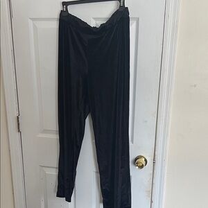 Tahari Black Velvet Sleepwear Trousers